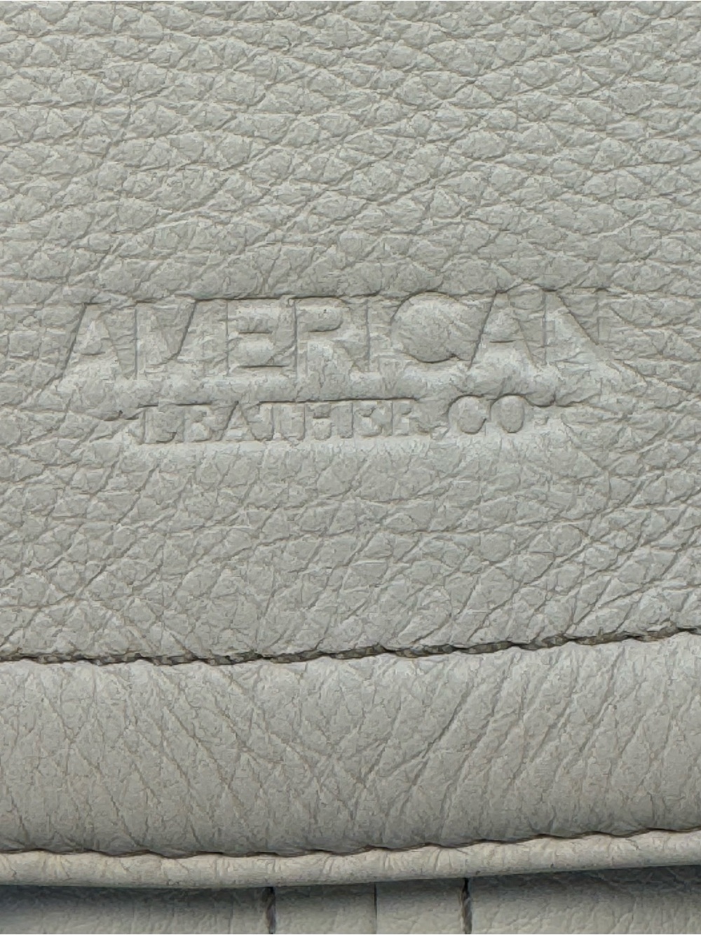 American Leather Co Marino Crossbody NEW W/O Tags Winter White 2 Straps - Picture 2 of 16